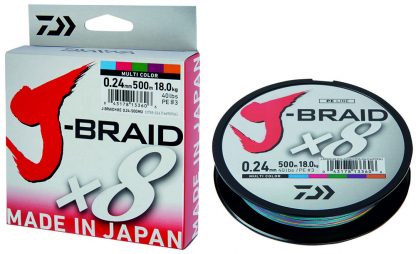 J-Braid x8 niti 300m multi color 0.13mm/6.00kg