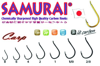 Udica Samurai Carp zlatna  br. 2/0  10kom/pak