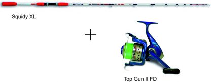 Squidy XL 1.60m 150g + Top Gun II 150FD