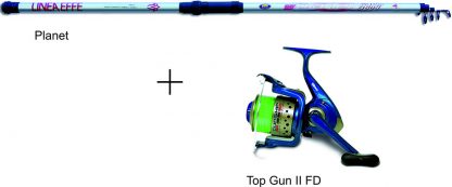 Planet 3.60m 100g + Top Gun II 150FD