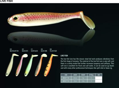 LIVE FISH 10cm/14g  4kom/pak  boja 071