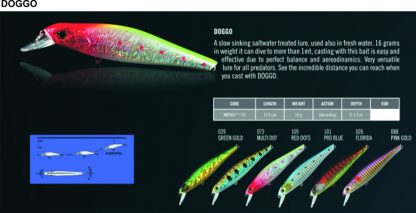 Vobler DOGGO 10.5cm/16g slow sinking  boja 039