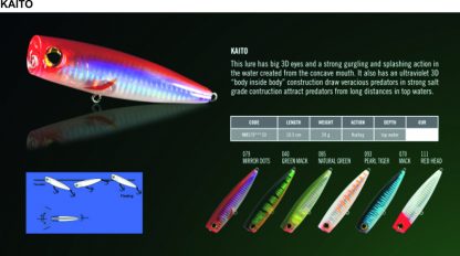 Popper KAITO 10.5cm/24g floating  boja 070