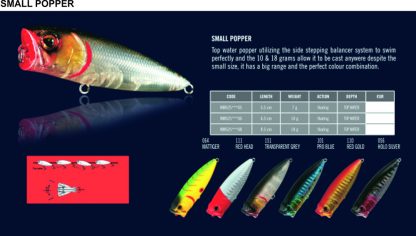 Popper SMALL POPPER 8.5cm/18g floating  boja 056